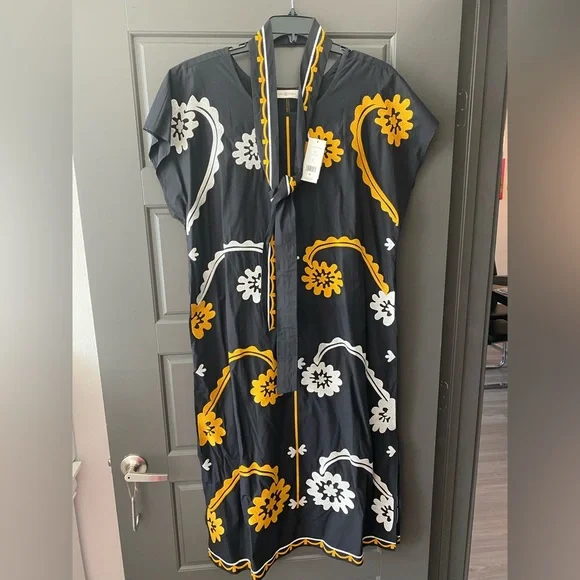 Tory Burch | Dresses | Tory Burch Black Embroidered Dress